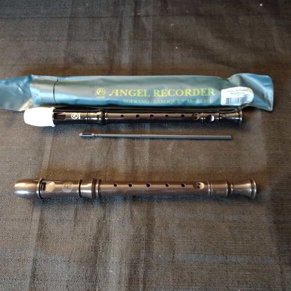 Two - Peripole Angel Soprano Halo Recorder with case - Picture 8 of 9